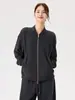 Cardigan Feminino Outono e Inverno Novo Lã Gola Alta Rachado Casual Solto e Confortável Normcore Gola Redonda Cardigan