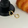 Pendientes Irregulares Retorcidos de Plata de Ley S925 para Mujer, Diseño de Nicho, Moda de Gama Alta, Lujo Ligero, Versátiles, Clips para Orejas de Gama Alta