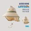 Sombrero de Protección Solar Yipan para Niños 2026 Verano Transpirable Protección para el Cuello Ala Ancha Chal de Playa Sombrero de Pescador para Bebé Sombrero para el Sol