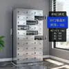 Gabinete de Platos para la Cena del Personal del Restaurante Taquera de Múltiples Puertas y Compartimentos para el Personal Gabinete de Acero Inoxidable para Vasos de Cantina Gabinete de Vajilla Escolar