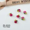 Acessórios de Nail Art Acabados com Pilhas de Diamantes, Novos Diamantes Coloridos Doces da Moda, Estilos de Alta Qualidade, Diamantes Quadrados em Formato de Coração, Dopamina