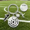 Bestseller Transfronteiriço Du Schaffst Das Chaveiro de Aço Inoxidável Alemão Pingente Motivacional para Entusiastas de Futebol