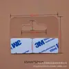 Gancho Adesivo Auto-Adesivo Transparente Redondo com Furo Triangular para Animal de Estimação Gancho de Furo de Avião de PVC com Ponto de Interrogação Caixa de Embalagem Gancho Adesivo Forte