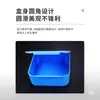 Caja Telescópica de Plástico Azul Caja Rectangular Caja para Brocas Fresadoras Empaque de Piezas de Acero Blanco Accesorios para Máquinas Herramienta