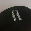 Novo Colar Pingente de Pérola com Diamante Flash Conjunto de Colar e Brincos de Luxo Leve de Alta Qualidade