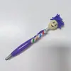 Muñeco de Peluche Navideño de Dibujos Animados Listo para Usar, Cabezal de Mopa, Cara Sonriente, Reloj, Retrato de Amante, Bolígrafo Táctil Tres en Uno