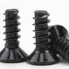 Tornillos Autorroscantes de Acero Inoxidable 201 con Cabeza Avellanada Phillips y Cola Plana Negro Kb M2/M3/M4