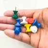 Fornecimento transfronteiriço de 30 tachinhas de I-nails grandes na cor Macaron 11mm tachinhas de alfinete coloridas criativas em caixa