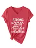Las mujeres fuertes no tienen Camiseta de Mujer de Cuello en V Spot Simple Versátil Manga Corta Amazon eBay