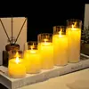 Luz de Vela Digital LED Tipo Bala Jantar à Luz de Velas Roteiro Layout de Atmosfera de Assassinato Adereços Vela com Controle Remoto Criativo