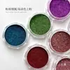 Polvo de Espejo Mágico Polvo de Piel de Hielo Polvo de Sirena Polvo de Aurora de Hada Arte de Uñas con Dedos Superficie de Espejo Superficie Brillante Base Mate Gel Capa Superior