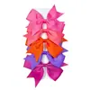 Amazon Handmade Fita Longa Multicor Cauda de Andorinha Chifre Piao Fita Lisa Fita Laço Grampo de Cabelo Infantil Feminino Acessórios de Cabelo