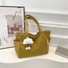 Bolso Bandolera de Pana de Alto Valor Transfronterizo 2026 Bolso de Mano de Gran Capacidad Estilo Bosque Versátil Bolsa para Estudiantes Literarios
