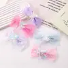 Processamento Personalizado de Presilhas de Cabelo com Laço para Crianças, Presilhas de Cabelo com Laço de Novo Estilo, Modernas e Versáteis, Grande Quantidade, Excelente Qualidade