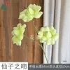 Beso de Hada Nuevo Producto Flores Artificiales Rosas de Pétalos Plegables de 3 Cabezas Decoración de Boda de Alta Gama Material Floral Especial para Arreglos de Piso y Arcos