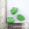 Accesorios de joyería de resina con forma de oso, rana y conejo de dibujos animados, horquilla, cuerda, carcasa de teléfono móvil, pegatina tridimensional
