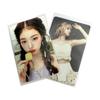 20 tarjetas de seda de dos capas con boca plana, color esmerilado, en blanco y negro, juego de tarjetas con diseño de amor, álbum de amor simple, bolsa protectora pequeña para tarjetas