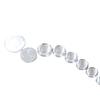Rhinestone acrílico semicircular fundo plano liso sem furo Joias DIY Artesanato Materiais e acessórios de rhinestone decorativos