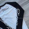 Sudadera con Cuello Redondo y Manga Larga Estampado Punk Personalizado Transfronteriza Europea y Americana Camiseta Base Atuendo Retro Y2K