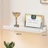 Estantería de pared Mueble flotante para TV en sala de estar Estante de almacenamiento de pared de una sola palabra Máquina para juguetes caseros Estante de almacenamiento de caja superior