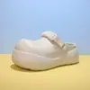 Zuecos Eva de Verano para Exteriores, Modernos, Versátiles, para Mujer, Adecuados para el Hogar y Uso Casual en Interiores, Sandalias de Punta Cerrada