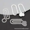 Clips para Papel Lindos Transfronterizos Estudiante Notas de Libro Portatarjetas de Archivo Clips de Papel Creativos DIY Clips de Papel Acrílicos