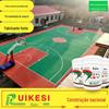 Material Acrílico para Quadra de Tênis Rex é Antiderrapante e Resistente ao Desgaste, Adequado para Quadras de Basquete Internas e Externas, Tinta para Piso Externo 2-5mm