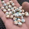 Cuentas Sueltas de Jade Piedra de Color Lluvia Cuentas Redondas Sueltas 10 mm Cuentas de Jade DIY Pulsera Collar Accesorios Cuentas Sueltas Cuentas Multicolor