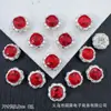 Nova caixa mágica quadrada de renda de cristal cravejada de diamantes anel de ovo de pombo face pulseira de miçangas DIY colar contas espaçadoras acessórios