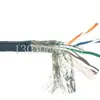 Grúa de red coaxial de tracción, raspador de cables y alambres, resistente a la tracción, resistente al desgaste, fibra óptica, cadena de arrastre de alta flexibilidad, eléctrica