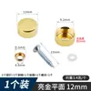 Clavos de Espejo de Cobre Puro para Venta al por Mayor Transfronteriza, Clavos de Espejo de Vidrio, Tornillos Cubierta Decorativos para Publicidad, Tapas de Tornillo para Azulejos Fijos, Clavos Cubierta para Ocultar Clavos Feos