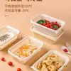 Fiambrera Desechable con Compartimentos, Caja para Empaque para Llevar, Fiambrera de Almidón de Maíz, Apta para Microondas, Caja Degradable para Comida Rápida