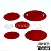 Adecuado para Logos de Coche Kia K2Kx3K4Kx5, Logos Delanteros y Traseros, Logos de Parrilla, Logos de Maletero y Volante, Pegatinas de Logo Negras y Rojas Modificadas