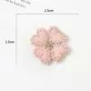 Accesorios Florales Frescos Estilo Japonés y Coreano Pinzas para el Cabello Zapatos Sombreros Ropa Bolsas DIY Estrella de Cinco Puntas Muñeca de Cereza Accesorios de Ropa