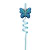 Accesorios de Pajitas de Mariposa de Colores Grado Alimenticio para Mascotas Pajitas Espirales Repetibles Decoración Venta Caliente en Amazon