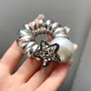 Estrela de Strass Pérola Cordão de Telefone Elástico de Cabelo Faixa de Cabeça Mulheres Coreanas Dongdaemun Temperamento Rabo de Cavalo Elástico de Borracha com Pérola Acessórios
