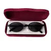 Gafas de Sol Ovaladas de Marco Pequeño Europeas y Americanas para Mujer Tendencia Selección de Influencers Cara Pequeña Protección UV Gafas de Sol Retro Americanas Ins