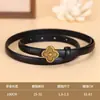 Cinturón Nuevo 2024 para Mujer Vintage Ajustado Moda Versátil para Faldas Jeans Casual Hebilla de Pin Cinturón Decorativo
