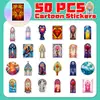 Gran Venta de 50 Piezas de Pegatinas de Ventana Barroco Floreciente, Objetos Retro Transfronterizos Personalizados, Pegatinas de Flores Tótem Bohemias