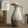 Jarrón de Cerámica Estilo Wabi-Sabi de Jingdezhen, Florero Hecho a Mano con Manchas Vintage, Adorno Decorativo para Hotel y Casa de Huéspedes con Flores Secas