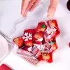 Caixa de Embalagem para Bolo de Morango Árvore de Natal Transparente Descartável Caixa de Embalagem para Sobremesa de Panificação Mousse Caixa de Tiramisu