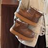 Botas de Neve Infantis para Meninas, Botas de Algodão Grossas e Quentes, Impermeáveis e Resistentes ao Frio, Novo Modelo de Inverno 2026, Botas de Cano Médio para Meninos, Sapatos de Algodão