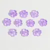 Cuentas de Vidrio de Flor de Cerezo Glaseado de 14 mm con Agujero Recto Accesorios para Joyería DIY Pulsera Collar Cuentas Hechas a Mano Material de Cuenta Suelta