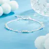 Nuevo Pulsera de Cuentas Doble Capa Estilo Coreano Nicho Platillo Volador para Mujer Moda Simple Fresco Versátil Exquisito Versátil Joyería de Mano para Mujeres