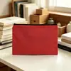 Bolsa de Lienzo Personalizada Estuche Sencillo Retro Cremallera en Blanco Bolsa de Almacenamiento para Cosméticos Papelería Se Puede Imprimir Logo Hecho a Medida