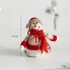 Muñeco de Navidad Nuevo Transfronterizo Papá Noel Reno Muñeco de Nieve Adornos Decoraciones Navideñas