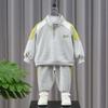 Ropa para niños Ropa de primavera para niños Traje deportivo 2025 Nuevo Tesoro para hombres guapos Joven maestro Ropa de primavera y otoño Ropa para niños