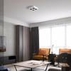 Foco LED Abierto Todo Aluminio Decoración Hogar Sala de Estar Lámpara de Techo sin Techo Integrado Fundición a Presión Cuadrado Ultrafino Antideslumbrante Foco