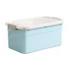 Caja de Almacenamiento para el Hogar de Gran Capacidad para Ropa, Edredones, Juguetes, Artículos Varios con Ruedas y Tapa, Caja de Almacenamiento de Plástico Engrosado
