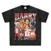 Futebol Transfronteiriço Harry Kane Harry Kane Camiseta de Manga Curta Estampada Moletom Pesado de Gola Redonda com Capuz